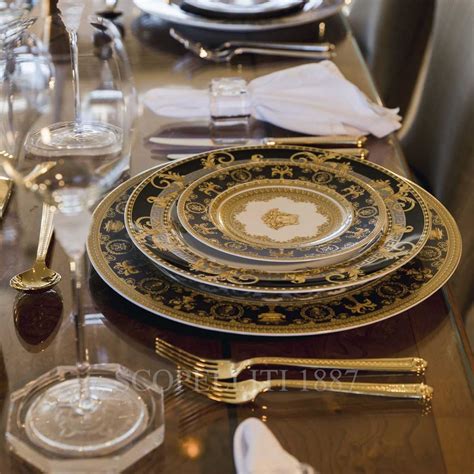 versace black dish|rosenthal versace pic high quality.